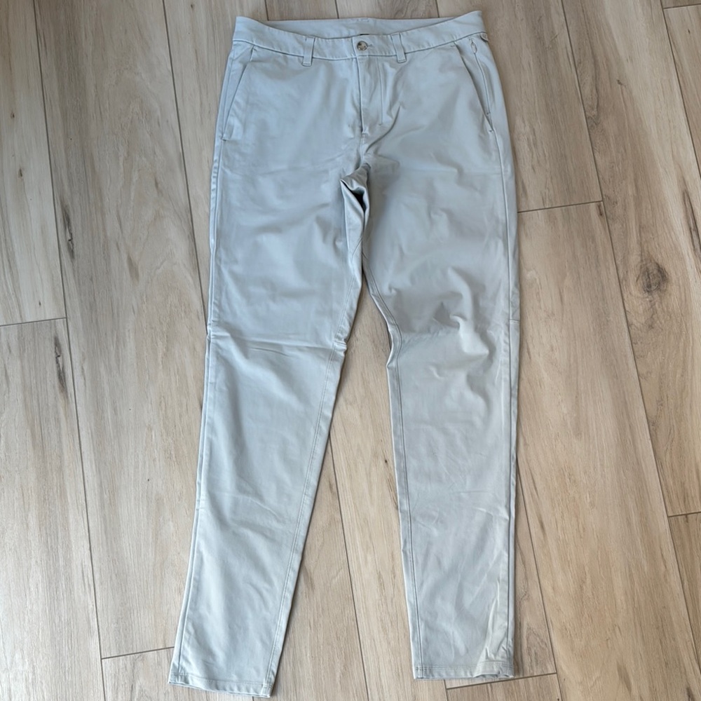 Lululemon commission pant (abc trouser) light grey Tapered Fit